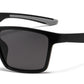 PL 6835 - Square Sport with Color Mirror Lens Polarized Plastic Sunglasses