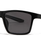 PL 6835 - Square Sport with Color Mirror Lens Polarized Plastic Sunglasses