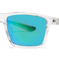 PL 6835 - Square Sport with Color Mirror Lens Polarized Plastic Sunglasses