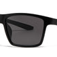 PL 6835 - Square Sport with Color Mirror Lens Polarized Plastic Sunglasses