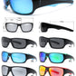 PL 6840 - Polarized Men Sport Wrap Around Plastic Sunglasses