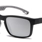 PL 6847 - Polarized Men Sport Key Hole Bridge Plastic Sunglasses