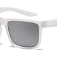 PL 6850 - Square Sport with Color Mirror Lens Polarized Plastic Sunglasses