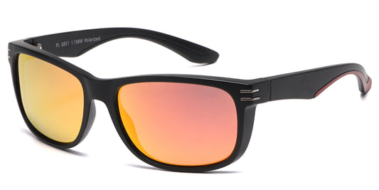 PL 6851 - Polarized Men Sport Plastic Sunglasses