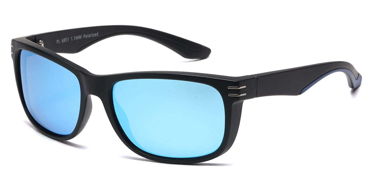 PL 6851 - Polarized Men Sport Plastic Sunglasses