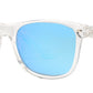 PL 7112 ST RVC - Spring Hinge Polarized Plastic Sunglasses with Color Mirror Lens