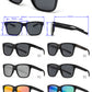 PL 9086 - Polarized Square Men Sport with Color Mirror Lens Plastic Sunglasses