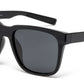 PL 9086 - Polarized Square Men Sport with Color Mirror Lens Plastic Sunglasses