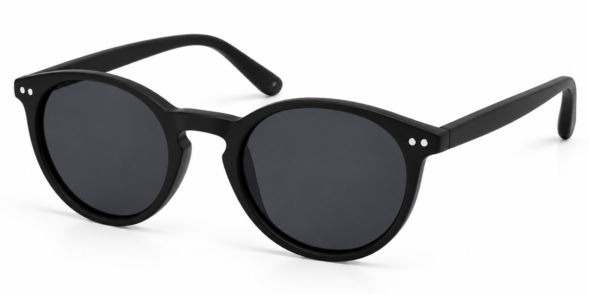 PL 3966 - Polarized Round Plastic Sunglasses