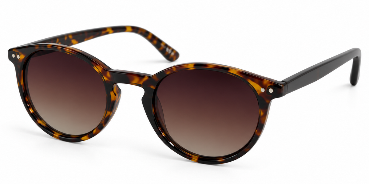 PL 3966 - Polarized Round Plastic Sunglasses