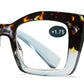 RS 1066 - Large Rectangular Plastic Reading Glasses