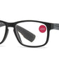 RS 1208 - Plastic Rectangular Reading Glasses with Spring Hinge