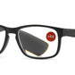 RS 1208 - Plastic Rectangular Reading Glasses with Spring Hinge