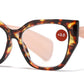 RS 1281 - Large Cat Eye Plastic Reading Glasses