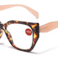 RS 1281 - Large Cat Eye Plastic Reading Glasses