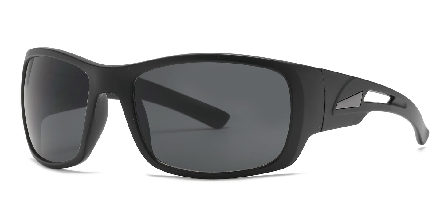 6801 - Men Plastic Sport Sunglasses