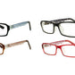 RS 1307 +1.25 - Rectangular Plastic Reading Glasses