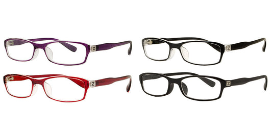 RS 1314 +1.25 - Plastic Rectangular Reading Glasses