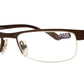 Wholesale - RS 1387 - Small Rectangular Half Rimmed Metal Reading Glasses - Dynasol Eyewear