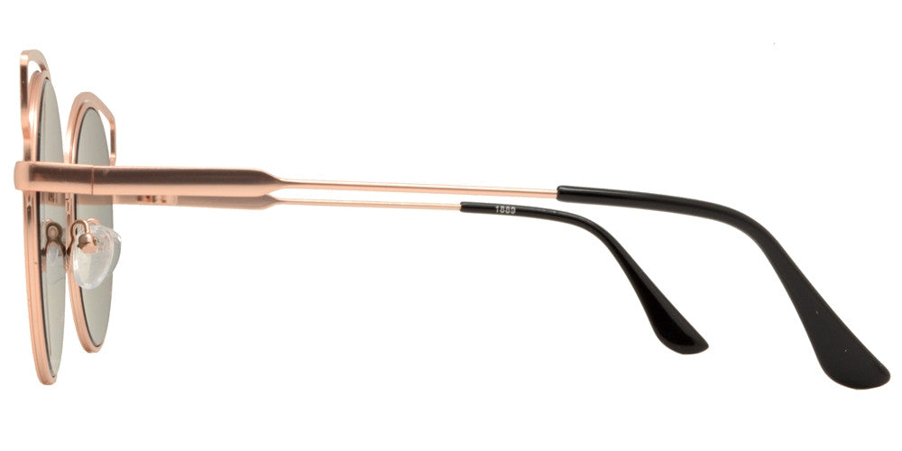 Wholesale - 1889 - Round Laser Cutout Cat Eye Sunglasses - Dynasol Eyewear