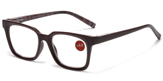 RS 1233 - Plastic Rectangular Reading Glasses