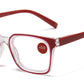 RS 1234 - Plastic Rectangular Reading Glasses