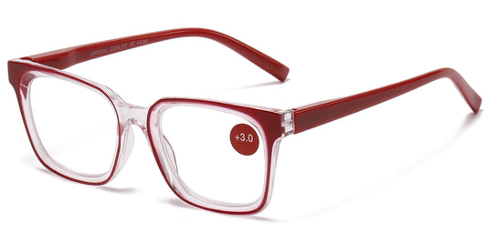 RS 1234 - Plastic Rectangular Reading Glasses