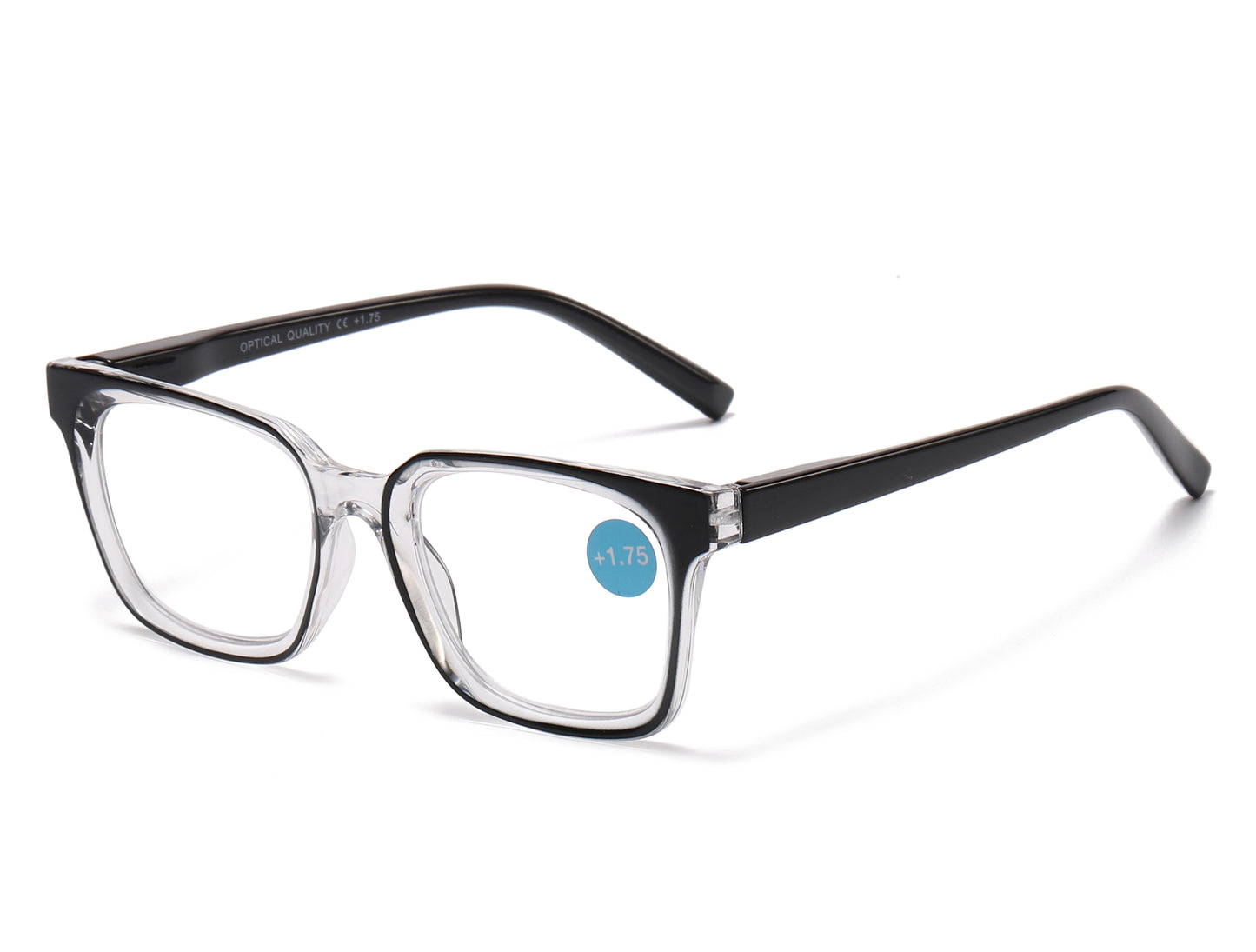 RS 1234 - Plastic Rectangular Reading Glasses