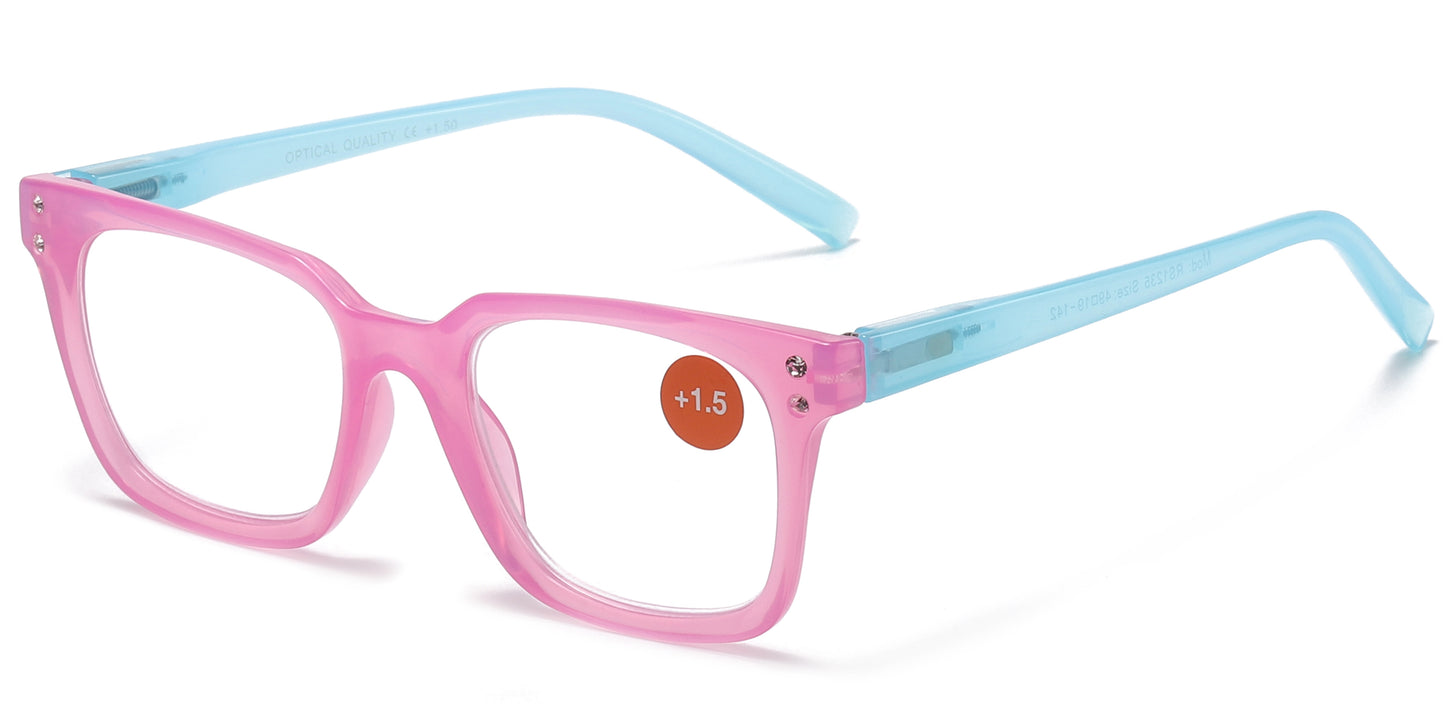 RS 1235 - Plastic Reading glasses with Rhinestones