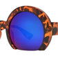 Wholesale - 7006 RVC - Semi-Rimless Round Color Mirror Lens Fashion Sunglasses - Dynasol Eyewear