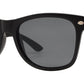 Wholesale - 7110 Black Matte - Classic Horn Rimmed Black Matte Finish Plastic Sunglasses - Dynasol Eyewear