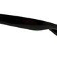 Wholesale - 7110 Black Mirror - Classic Horn Rimmed Mirror Lens Black Plastic Sunglasses - Dynasol Eyewear