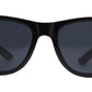 Wholesale - 7110 Black SD - Classic Horn Rimmed Super Dark Lens Black Plastic Sunglasses - Dynasol Eyewear