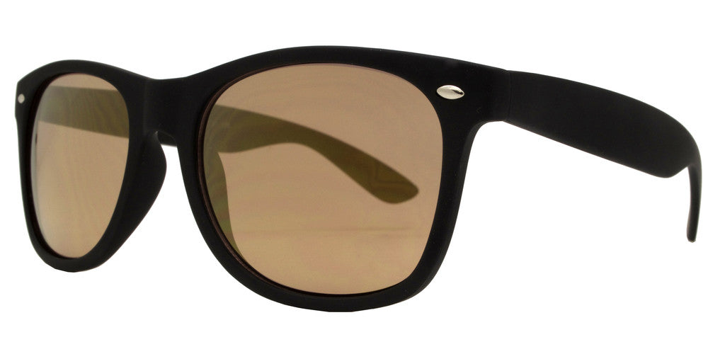 Wholesale - 7110 Black Spectrum - Classic Horn Rimmed Color Spectrum Lens Plastic Sunglasses - Dynasol Eyewear