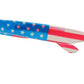 Wholesale - 7110 Flag Clear - Classic Horn Rimmed Clear USA Flag Clear Lens Plastic Sunglasses - Dynasol Eyewear