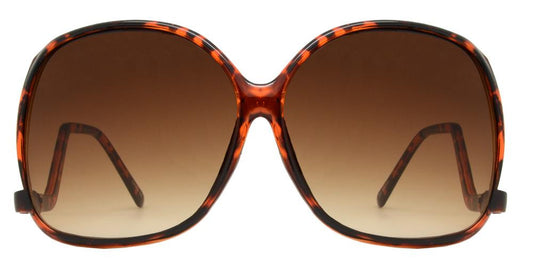 Wholesale - 7312 - Oversized Women's Slim Frame Fashion Sunglasses - Dynasol Eyewear