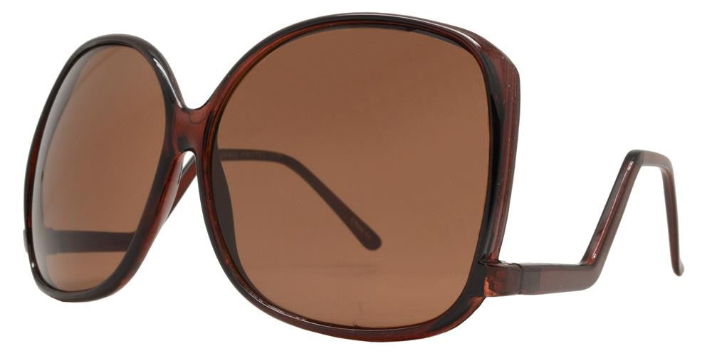Wholesale - 7312 - Oversized Women's Slim Frame Fashion Sunglasses - Dynasol Eyewear