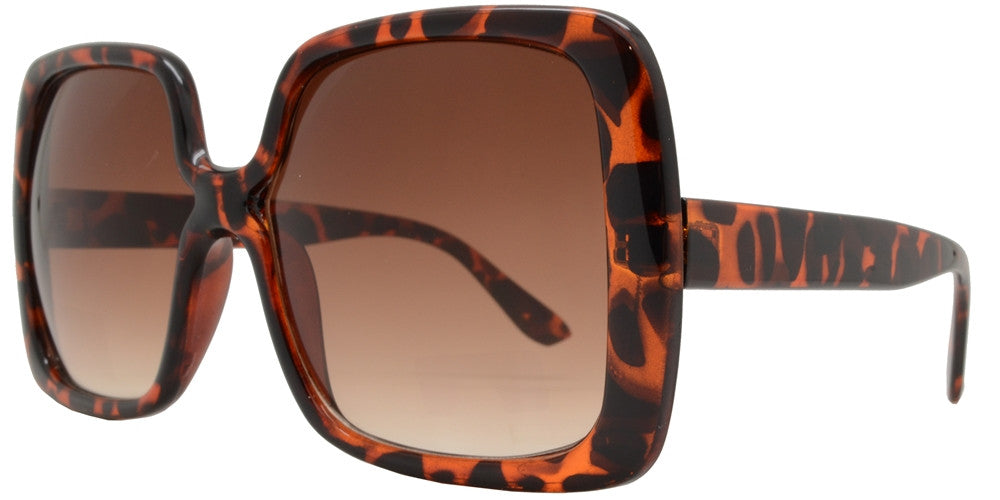 Wholesale - 7336 - Oversized Wholesale Women's Square Sunglasses - Dynasol Eyewear