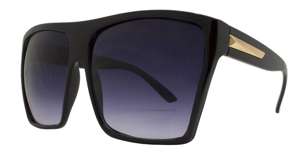 Wholesale - 7555 M - Womens Oversize Flat Top Square Retro Sunglasses - Dynasol Eyewear