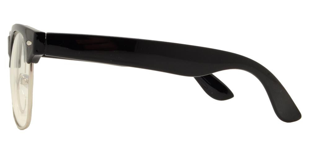 Wholesale - 7581 N - Retro Horn Rimmed Sunglasses with Clear Lens - Dynasol Eyewear