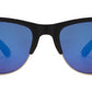 Wholesale - 7583 Spectrum - Retro Horn Rimmed Sunglasses with Color Mirror Lens - Dynasol Eyewear