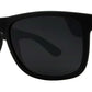 Wholesale - 7619 Black SFT - Classic Soft Rubber Sports Black Sunglasses with Smoke Lens - Dynasol Eyewear