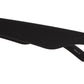 Wholesale - 7633 Black SD SFT - Soft Rubber Classic Square Sports Black Sunglasses - Dynasol Eyewear
