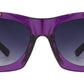7695 - Horn Rimmed Studded Plastic Sunglasses