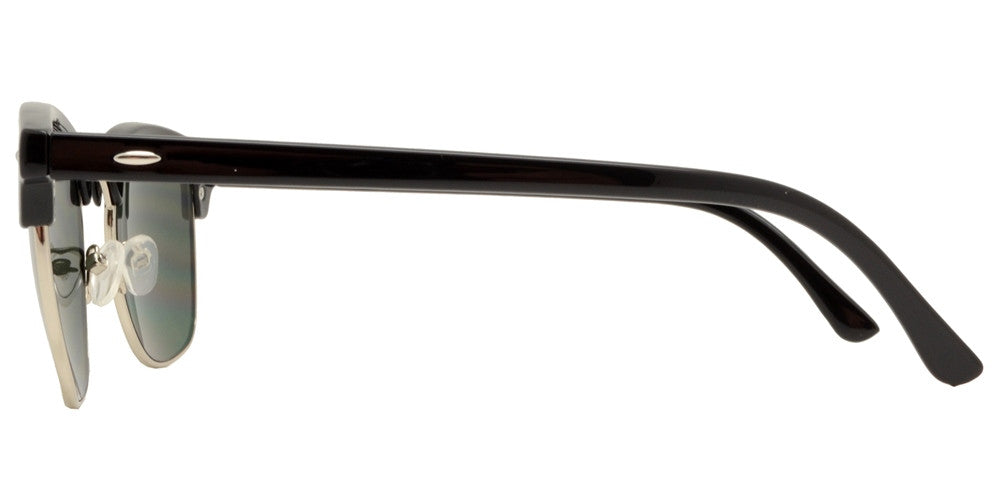 7768 Classic Horn Rimmed Half Frame Sunglasses Dynasol Eyewear