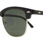 Wholesale - 7768 - Classic Horn Rimmed Half Frame Sunglasses - Dynasol Eyewear
