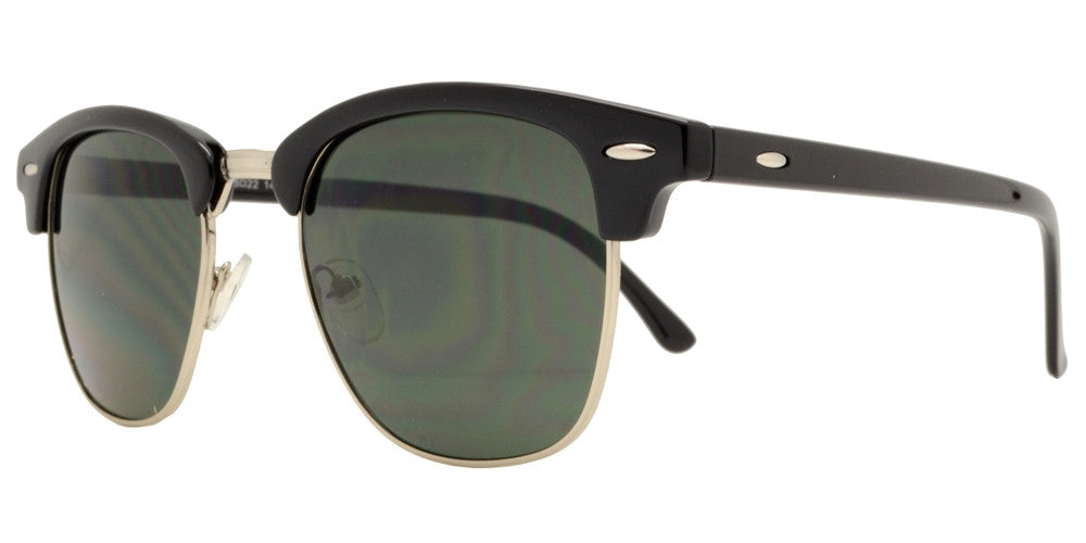 Wholesale - 7768 - Classic Horn Rimmed Half Frame Sunglasses - Dynasol Eyewear