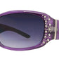 Wholesale - 7808 BX - Women's Rectangular Fashion Sunglasses with Rhinestones - Dynasol Eyewear