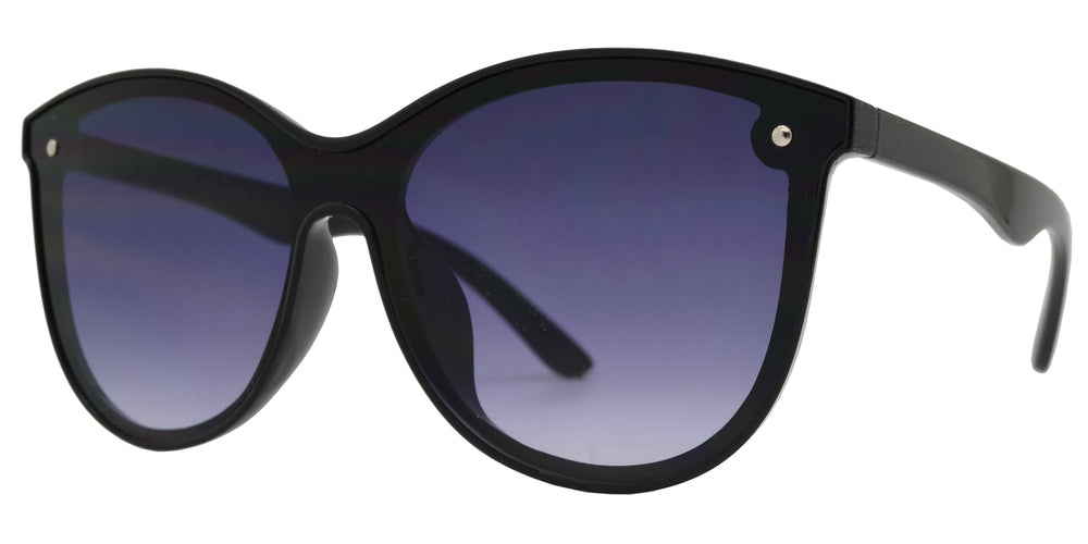 Wholesale - 7982 - Plastic Sunglasses with One Piece Flat Lens - Dynasol Eyewear