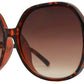 Wholesale - 7990 - Large Oval Plastic Sunglasses - Dynasol Eyewear